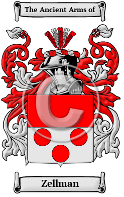 Zellman Family Crest/Coat of Arms