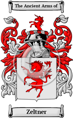 Zeltner Family Crest/Coat of Arms
