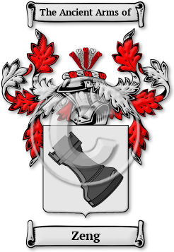Zeng Family Crest Download (jpg) Legacy Series - 150 DPI