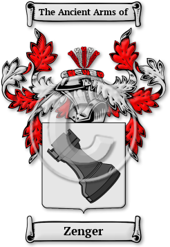 Zenger Family Crest Download (jpg) Legacy Series - 150 DPI