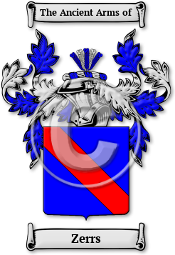 Zerrs Family Crest Download (JPG) Legacy Series - 300 DPI