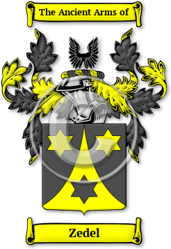 Zedel Family Crest Download (JPG) Legacy Series - 600 DPI