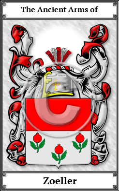 Zoeller Family Crest Download (JPG)  Book Plated - 150 DPI