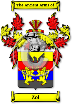 Zol Family Crest Download (jpg) Legacy Series - 150 DPI