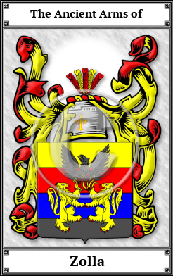 Zolla Family Crest Download (JPG)  Book Plated - 150 DPI