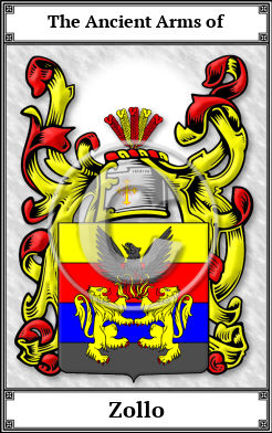 Zollo Family Crest Download (JPG)  Book Plated - 150 DPI