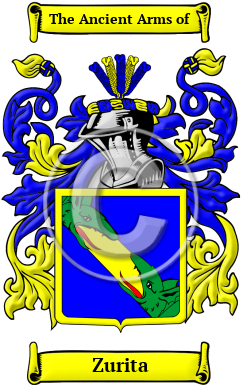 Zurita Family Crest/Coat of Arms