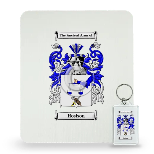 Hosison Mouse Pad and Keychain Combo Package