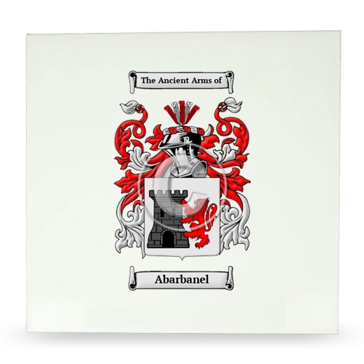 Abarbanel Large Ceramic Tile with Coat of Arms