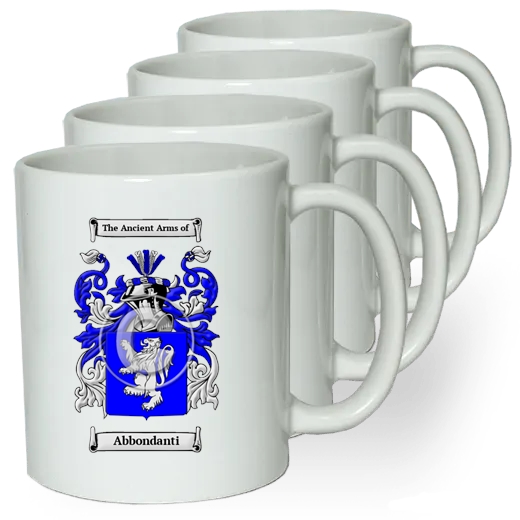 Abbondanti Coffee mugs (set of four)