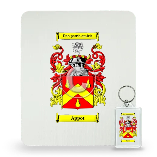 Appot Mouse Pad and Keychain Combo Package