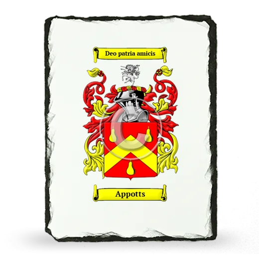 Appotts Coat of Arms Slate