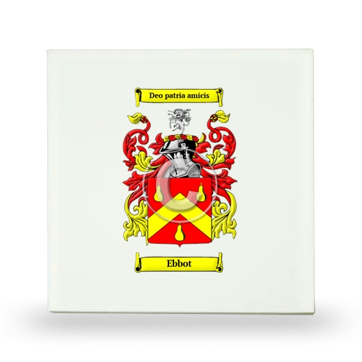 Ebbot Small Ceramic Tile with Coat of Arms