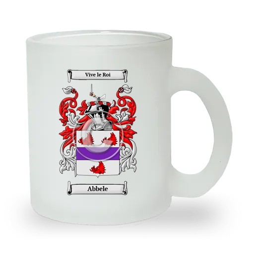 Abbele Frosted Glass Mug