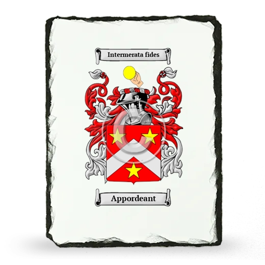 Appordeant Coat of Arms Slate