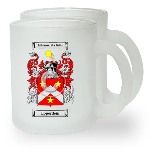 Epperdein Pair of Frosted Glass Mugs