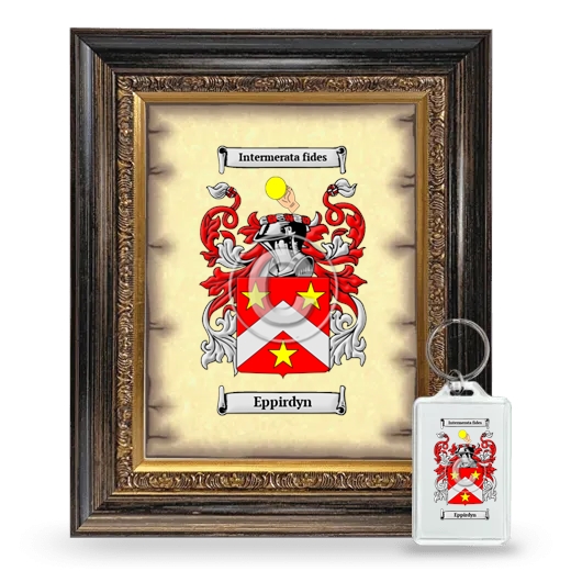 Eppirdyn Framed Coat of Arms and Keychain - Heirloom