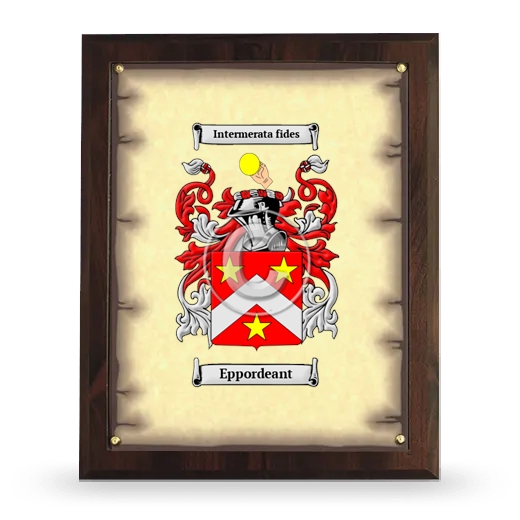 Eppordeant Coat of Arms Plaque