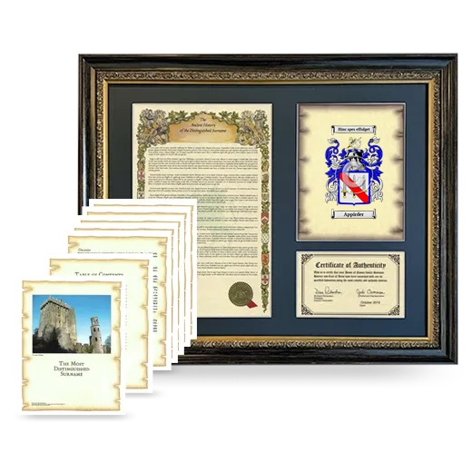 Appirder Framed History and Complete History - Heirloom