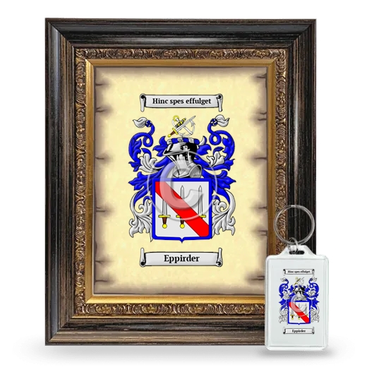 Eppirder Framed Coat of Arms and Keychain - Heirloom