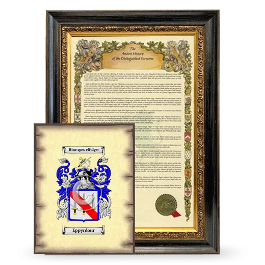 Eppyrdour Framed History and Coat of Arms Print - Heirloom