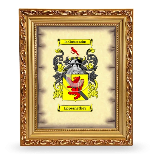 Eppernethey Coat of Arms Framed - Gold