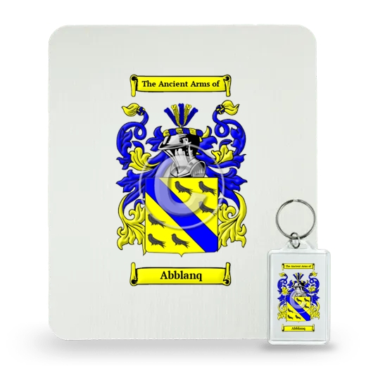 Abblanq Mouse Pad and Keychain Combo Package