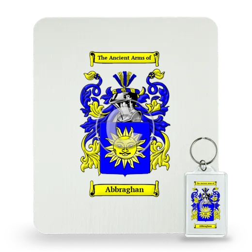 Abbraghan Mouse Pad and Keychain Combo Package