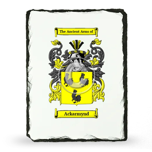 Ackarmynd Coat of Arms Slate