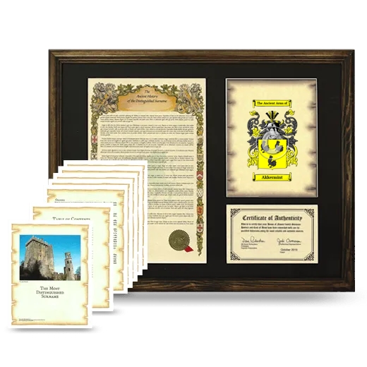 Akkermint Framed History And Complete History- Brown