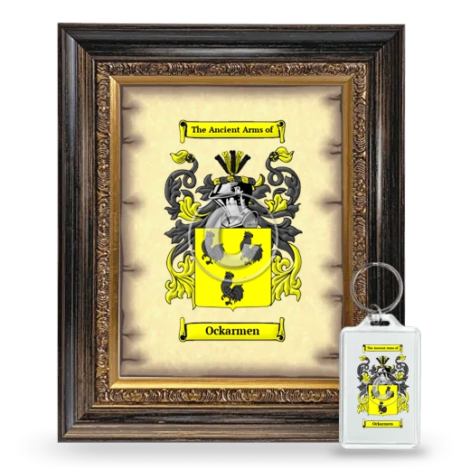 Ockarmen Framed Coat of Arms and Keychain - Heirloom