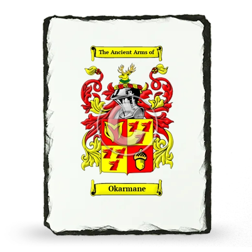 Okarmane Coat of Arms Slate