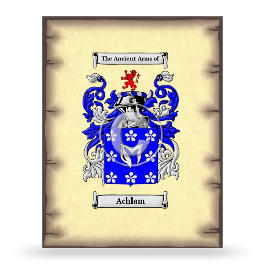 Achlam Coat of Arms Print