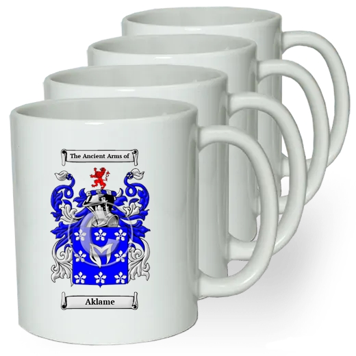 Aklame Coffee mugs (set of four)