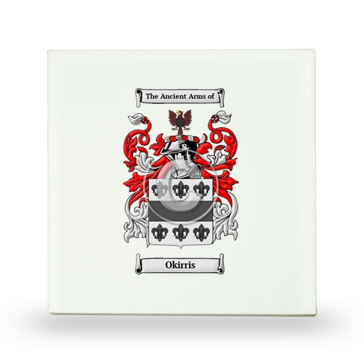 Okirris Small Ceramic Tile with Coat of Arms