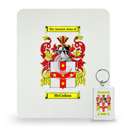 McCadam Mouse Pad and Keychain Combo Package