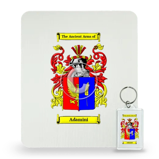 Adamini Mouse Pad and Keychain Combo Package