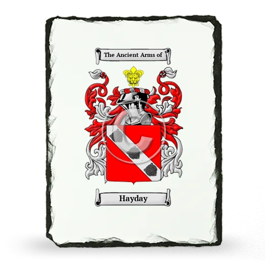 Hayday Coat of Arms Slate