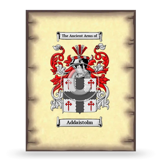 Addaistolm Coat of Arms Print