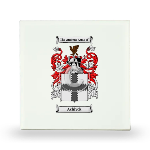 Achlyck Small Ceramic Tile with Coat of Arms