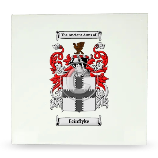 Ecinflyke Large Ceramic Tile with Coat of Arms