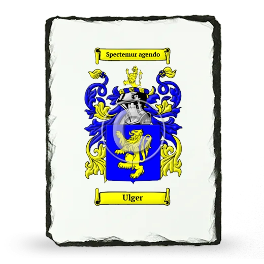 Ulger Coat of Arms Slate