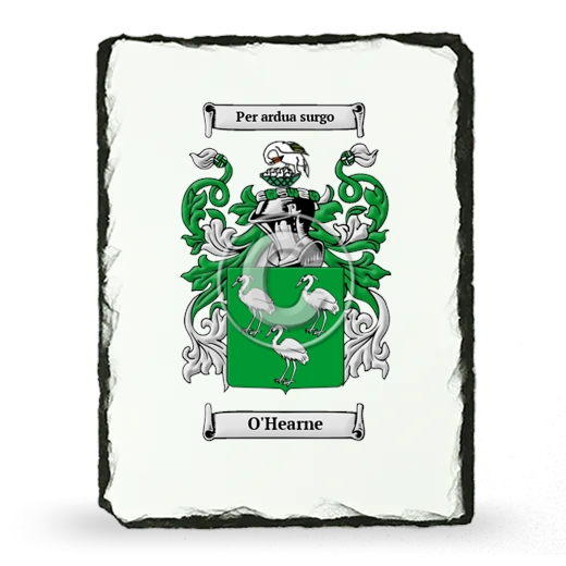 O'Hearne Coat of Arms Slate