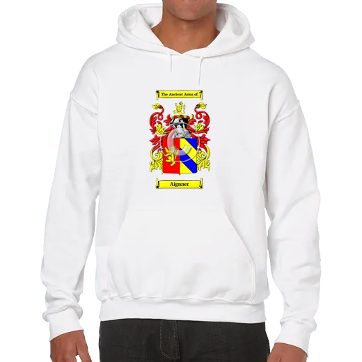 Aignner Unisex Coat of Arms Hooded Sweatshirt