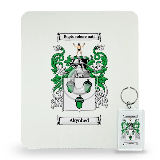 Akynhed Mouse Pad and Keychain Combo Package