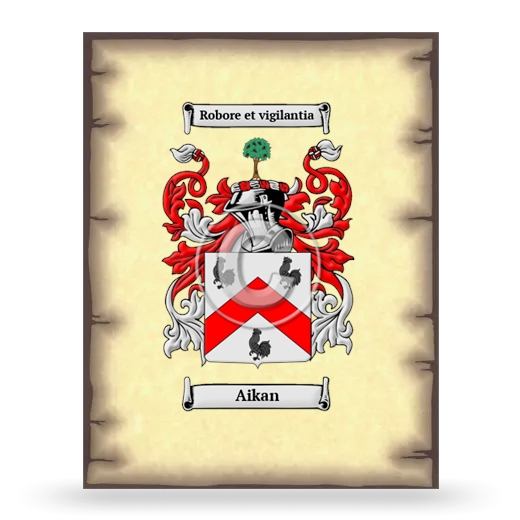 Aikan Coat of Arms Print