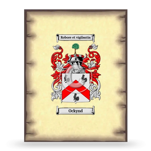 Ockynd Coat of Arms Print