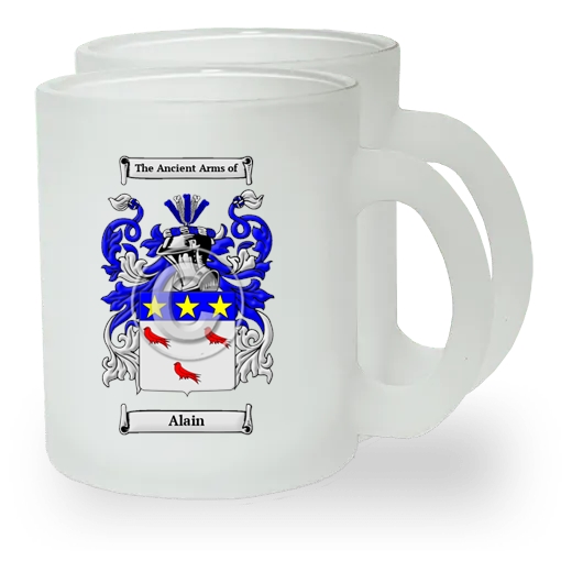 Alain Pair of Frosted Glass Mugs