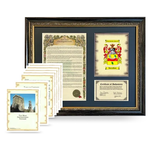 Maccallant Framed History and Complete History - Heirloom