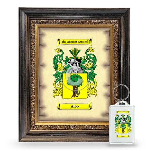 Albo Framed Coat of Arms and Keychain - Heirloom